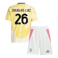 Dres Juventus Douglas Luiz #26 Preč pre deti 2024-25 Krátky Rukáv (+ trenírky)